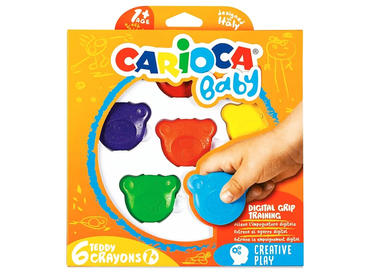 Teddy Crayons - Set of 6 - US 6725