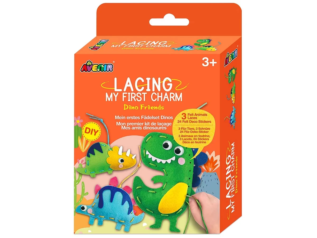 My First Lacing Charms - Dino Friends - US 4561