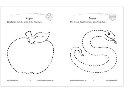 Trace & Color Activity Book - US 2389
