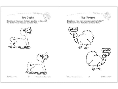 Trace & Color Activity Book - US 2389