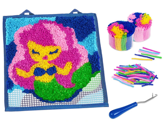 Mermaid Latch Hook Craft Kit - US 5870