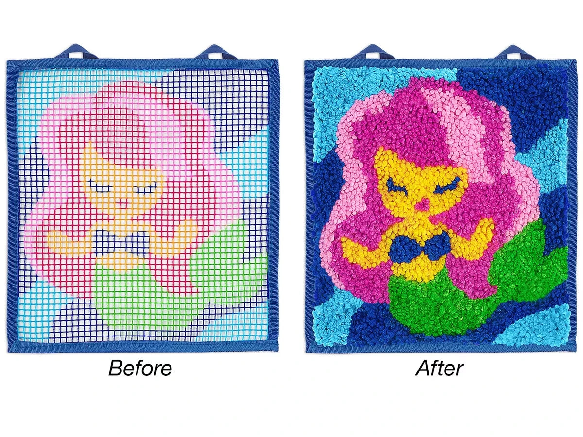 Mermaid Latch Hook Craft Kit - US 5870