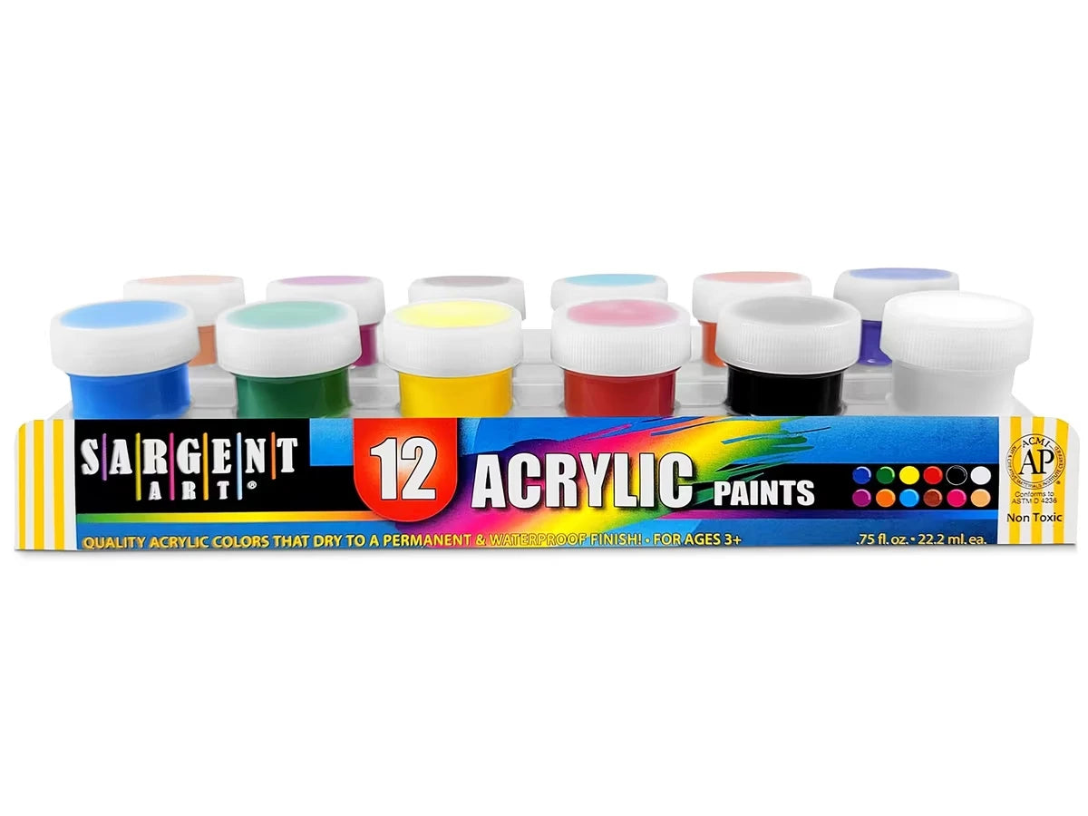 Acrylic Paint - Set of 12 - US 5507