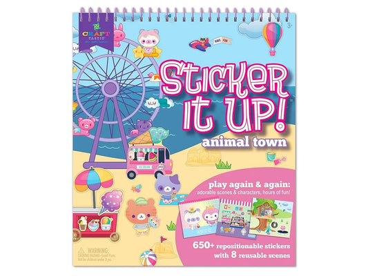 Sticker It Up! Animal Town Pad - US 8610