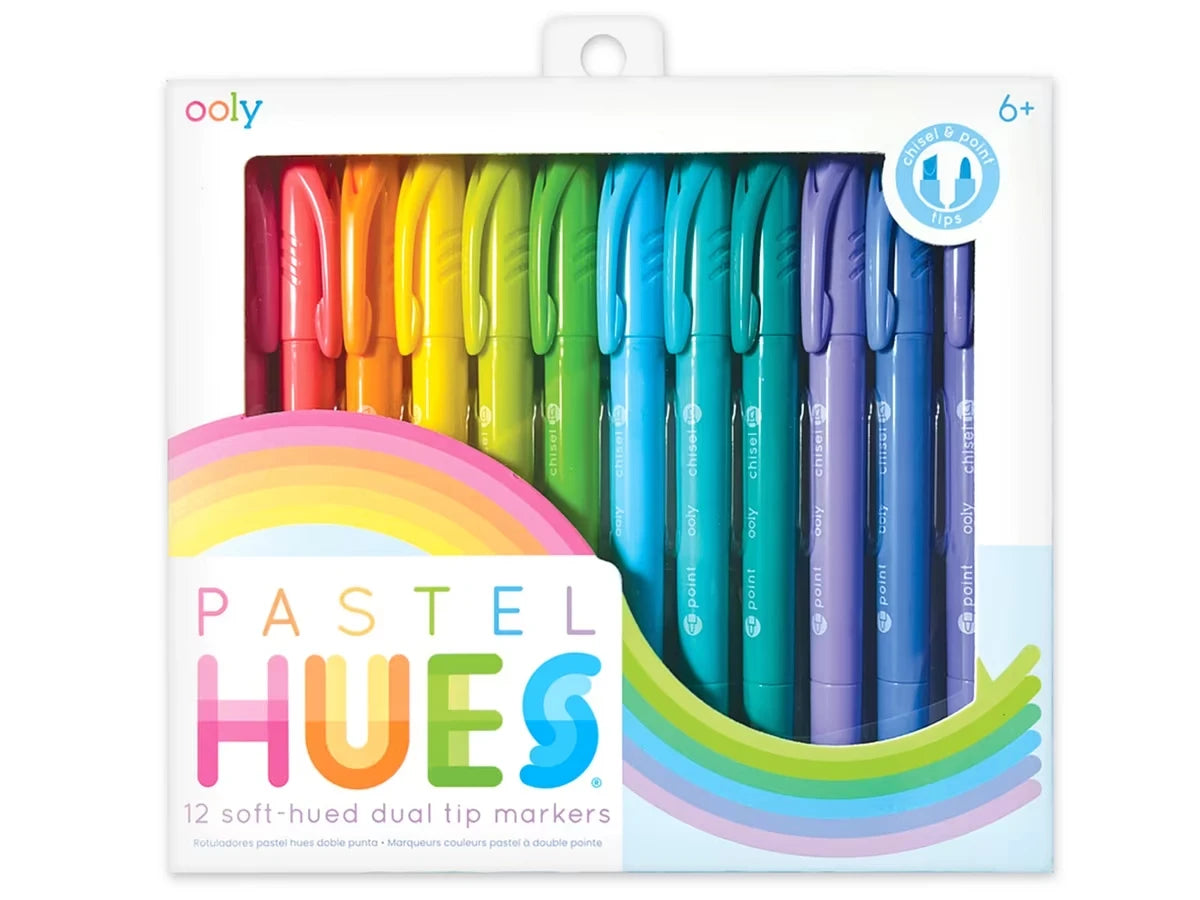 Pastel Dual-Tip Markers - Set of 12 - US 6765