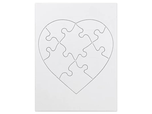 Design-Your-Own Heart Puzzles - Set of 24 - US 2230