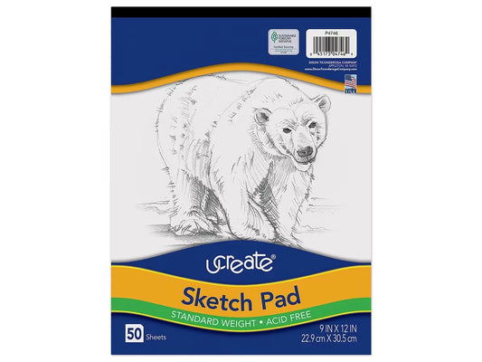 Sketch Paper Pad - US 5924