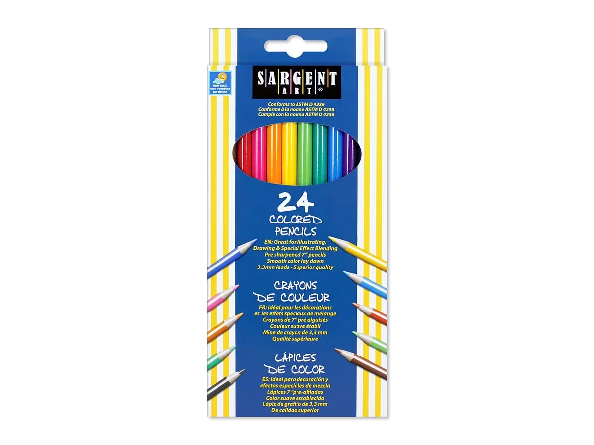 Colored Pencils - Set of 24 - US 9916