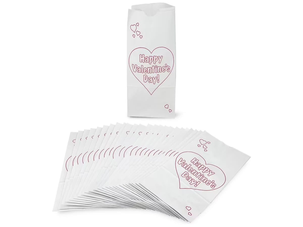 Design-Your-Own Valentine’s Day Bags - Set of 25 - US 5284