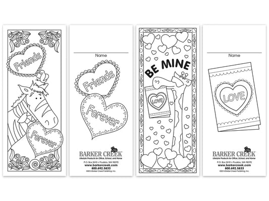 Design-Your-Own Valentine’s Day Bookmarks - US 2813