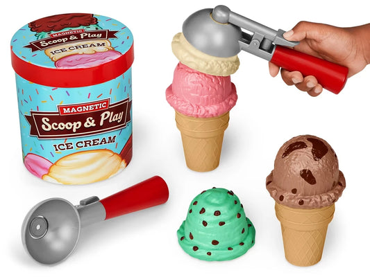 Magnetic Scoop & Play Ice Cream Set - US 7517