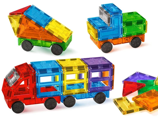 Magnetic Wonder Tiles® - Vehicle Builder - US 2174