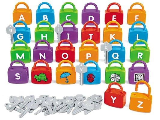 Alphabet Learning Locks - US 7673