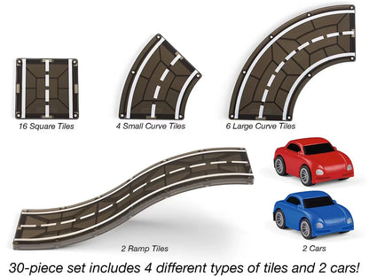 Magnetic Wonder Tiles® - Road Builder - US 5055