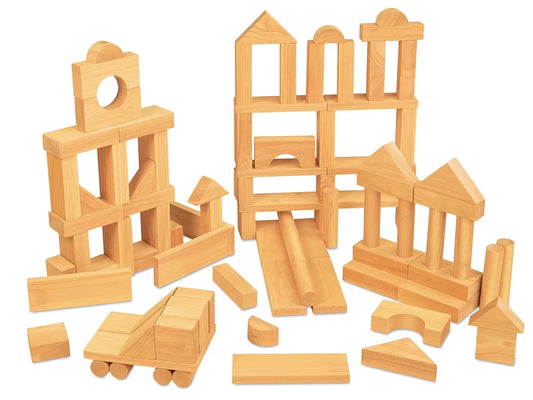 Hardwood Blocks - 100-Piece Set - US 6283