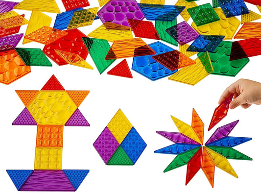 Translucent Sensory Pattern Blocks - US 5163