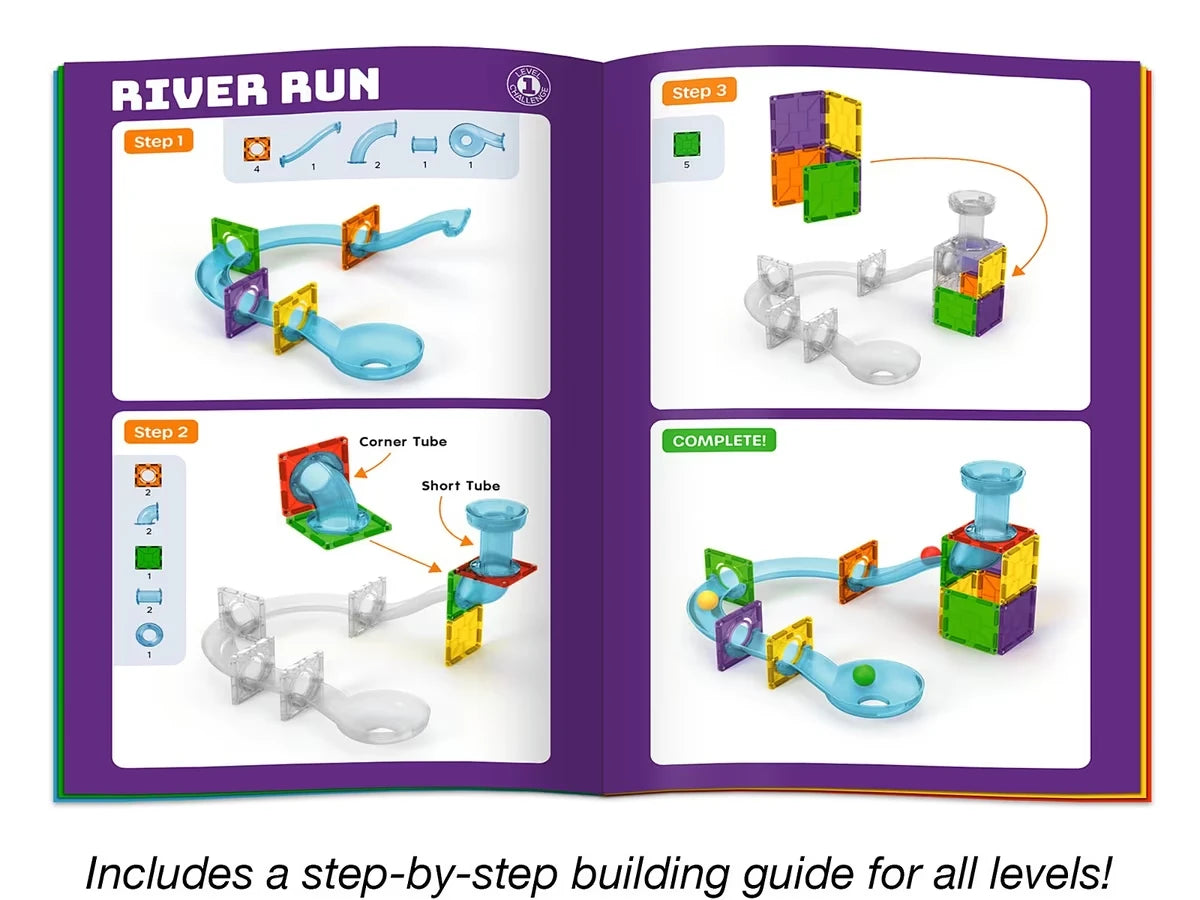 Magnetic Wonder Tiles® - Ball Run - US 8750