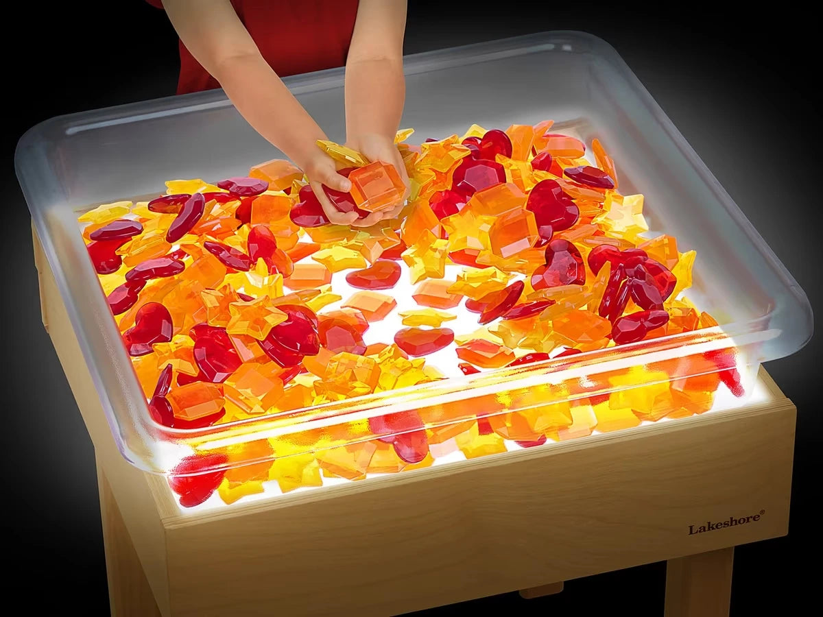 Toddler-Safe Light Table Sensory Gems - US 6306