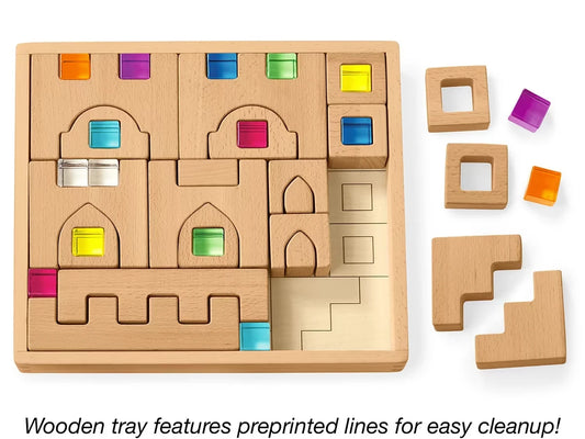 Wood & Crystal Fantasy Blocks - US 1558