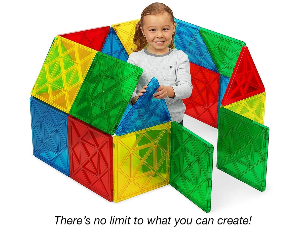 Jumbo Magnetic Building Tiles - US 6735