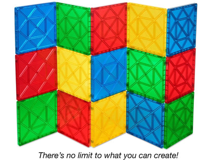 Jumbo Magnetic Building Tiles - US 6735