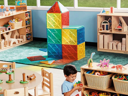 Jumbo Magnetic Building Tiles - US 6735
