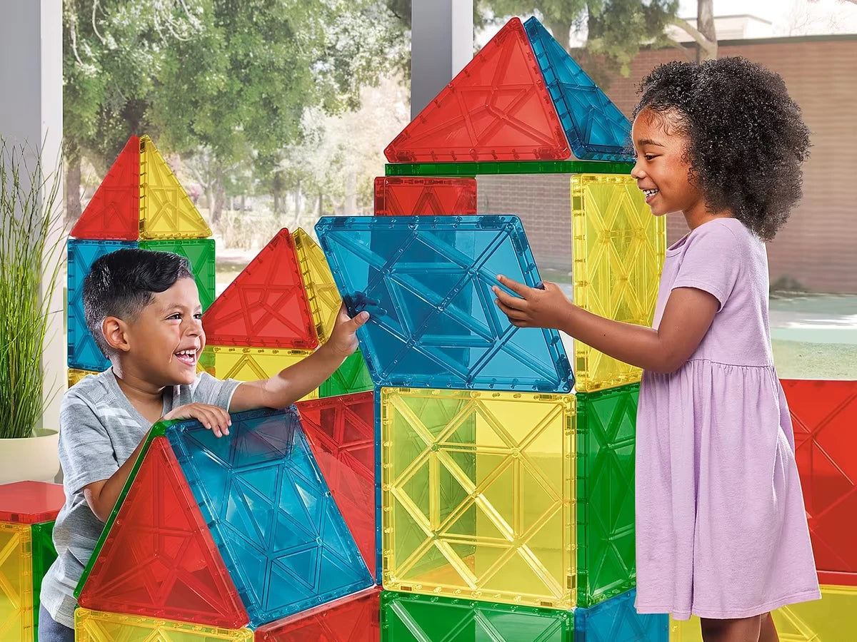 Jumbo Magnetic Building Tiles - US 6735