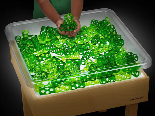 Toddler-Safe Light Table Sensory Cylinders - US 6061