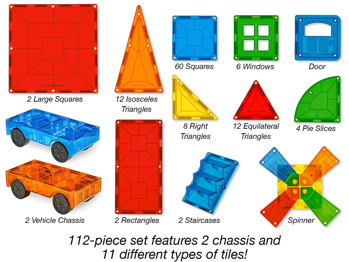 Magnetic Wonder Tiles® - City Builder - US 5217