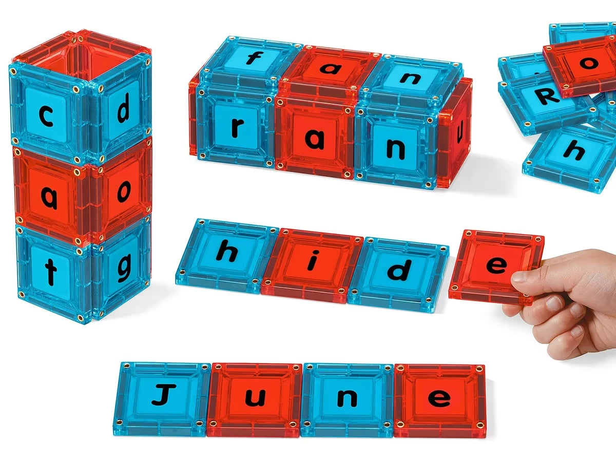 Double-Sided Magnetic Phonics Tiles - US 7044