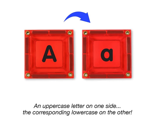 Double-Sided Magnetic Phonics Tiles - US 7044