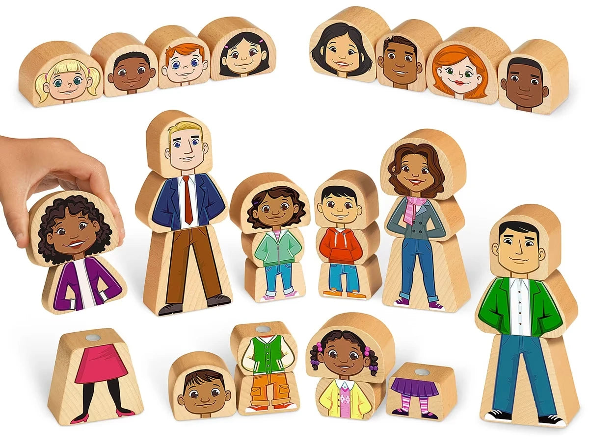 Mix & Match Magnetic Families - US 6383