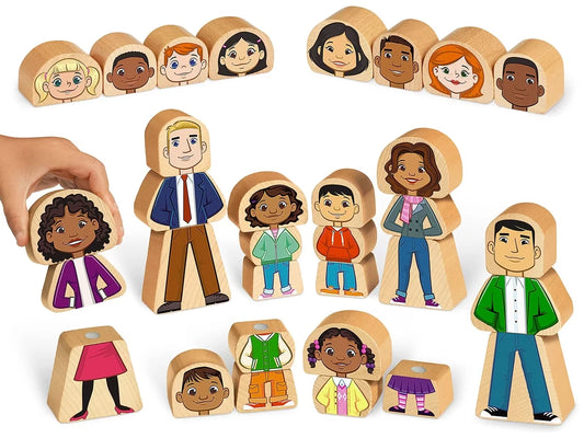 Mix & Match Magnetic Families - US 6383