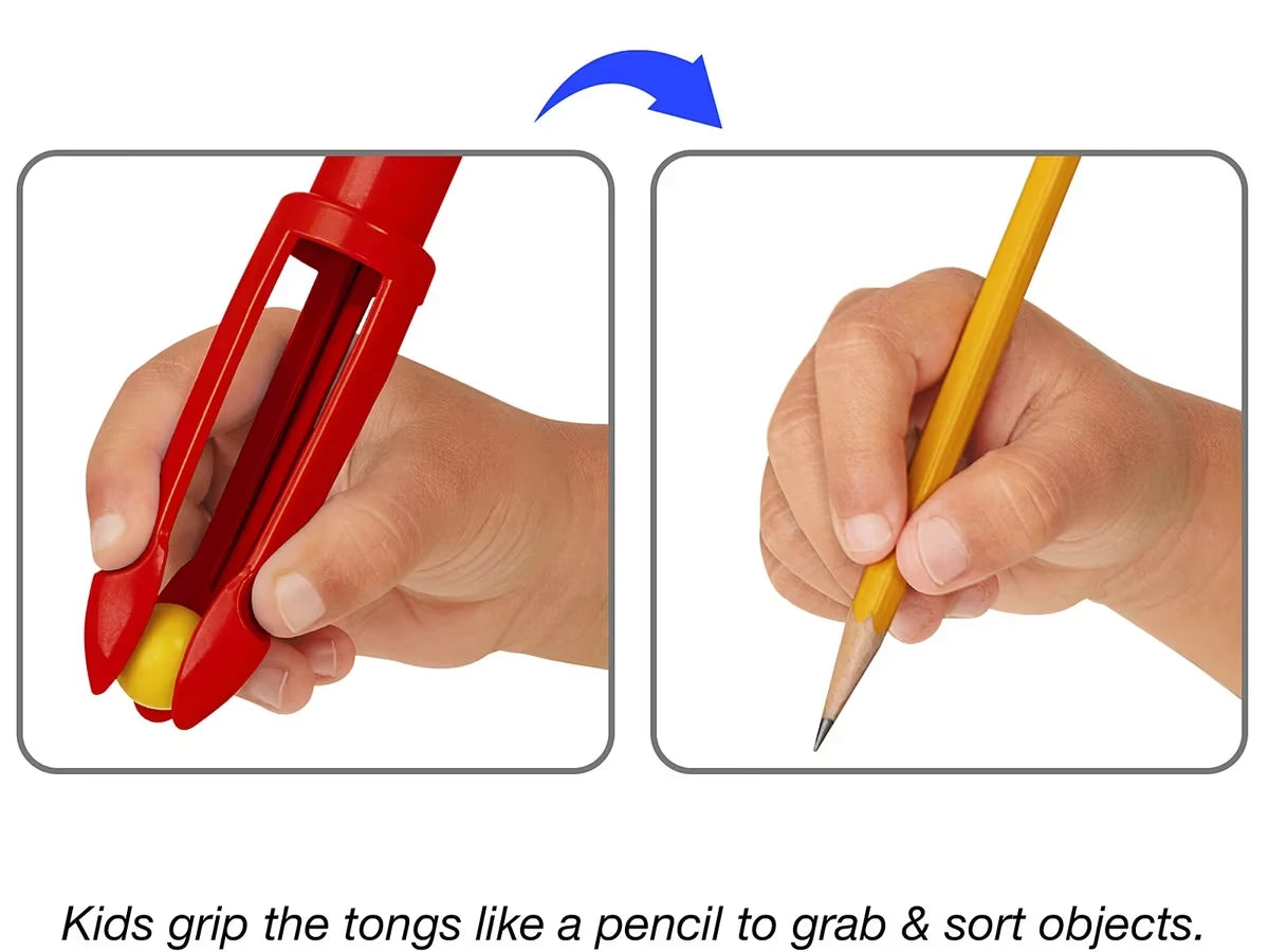 Fine Motor Tweezer Tongs -  Set of 4 - US 9757