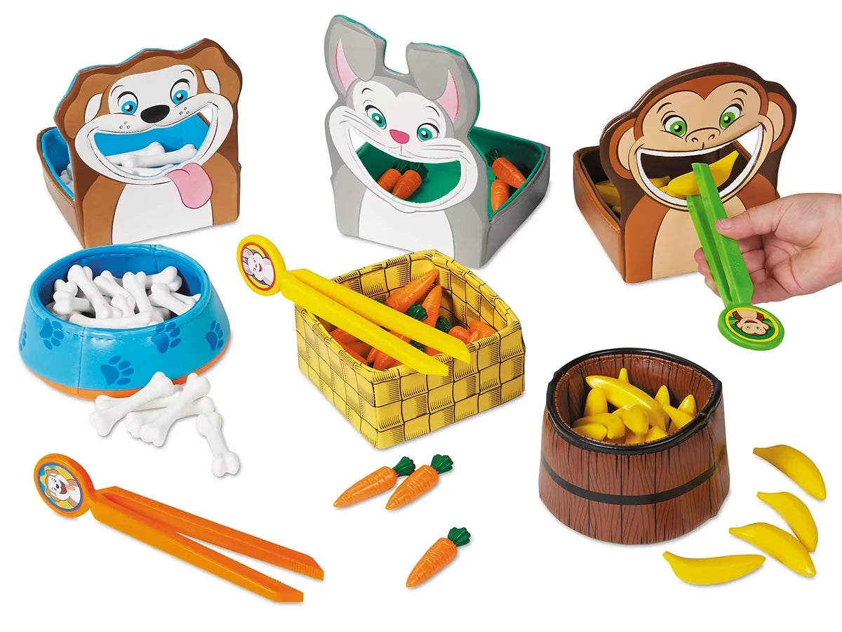 Feed-The-Animals Fine Motor Games - Complete Set - US 8293