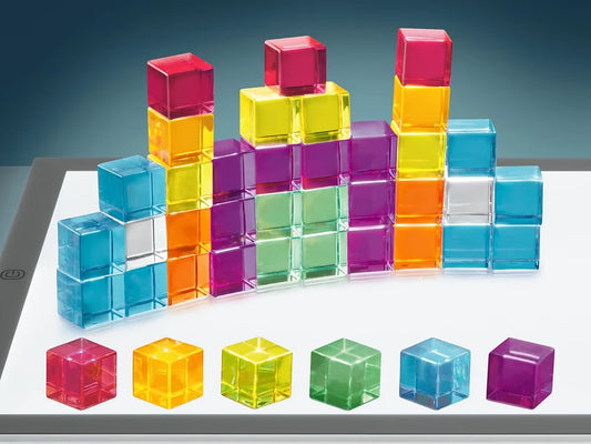Rainbow Crystal Cubes - US 6719