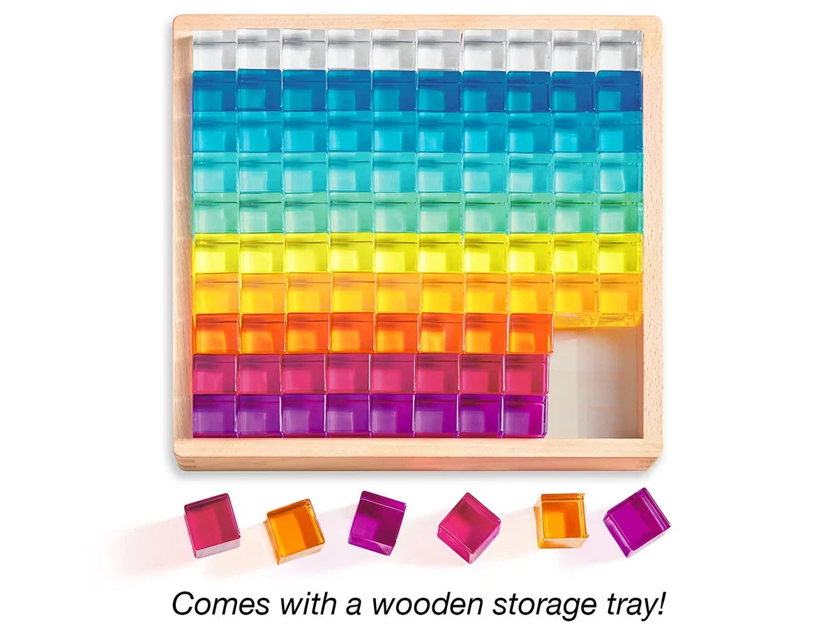 Rainbow Crystal Cubes - US 6719