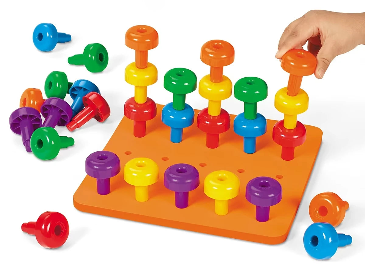 Easy-Grip Jumbo Pegs & Pegboard Set - US 1124
