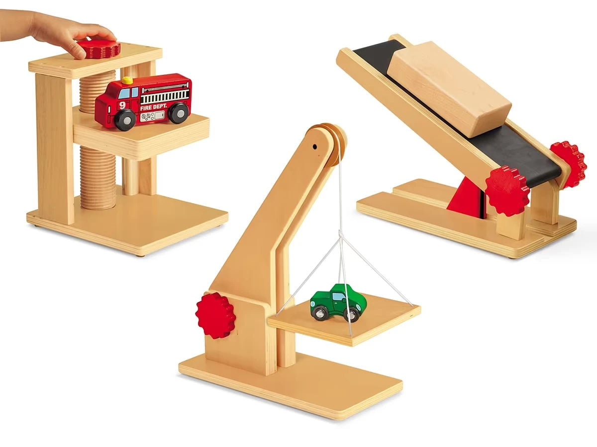 Block Play Simple Machines - Complete Set - US 4179
