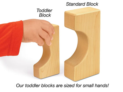 Toddler Hardwood Unit Blocks - US 7559