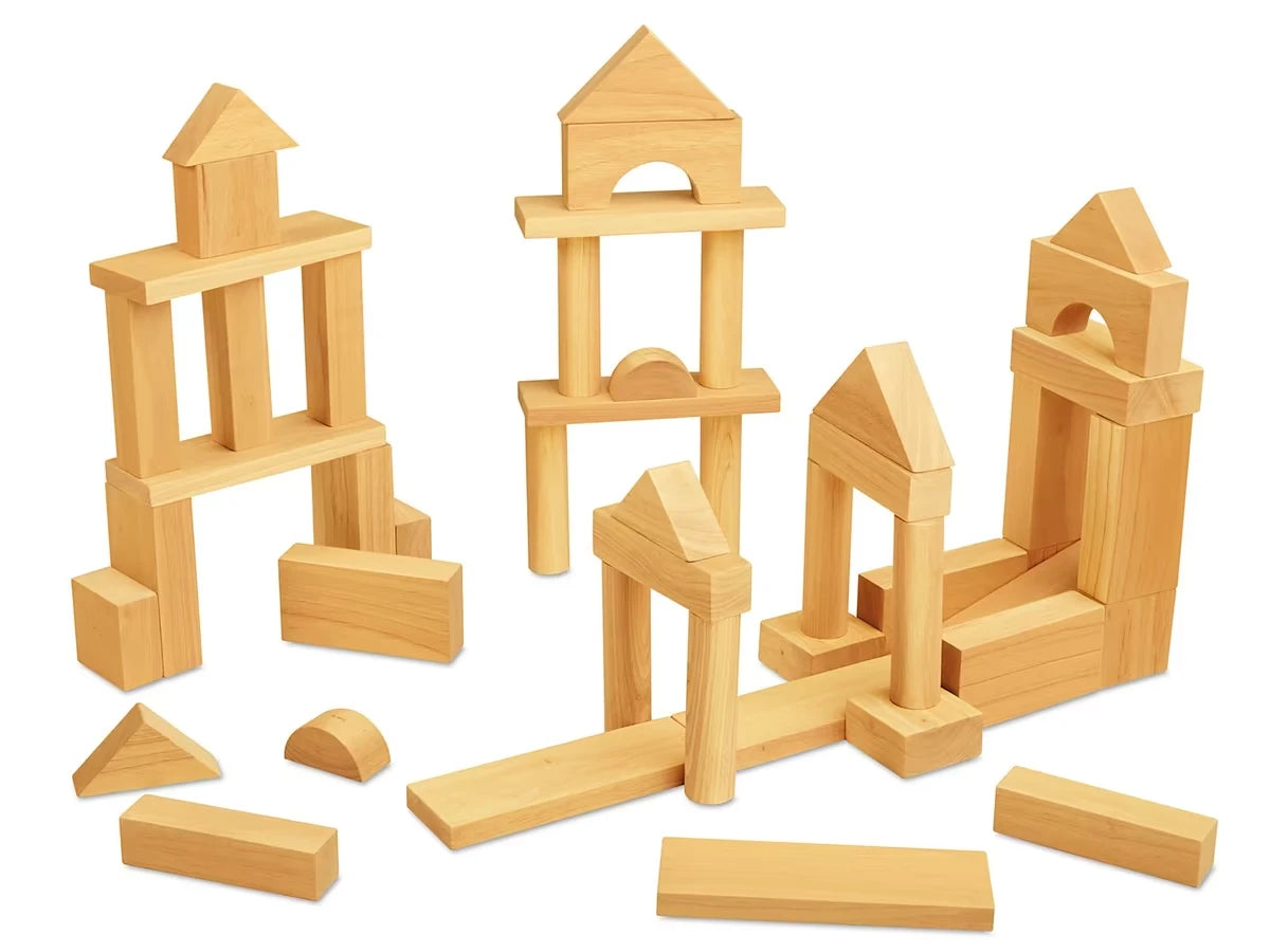 Hardwood Blocks - 50-Piece Set - US 3568