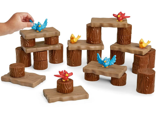 Cheerful Birds Tree Blocks - US 1857