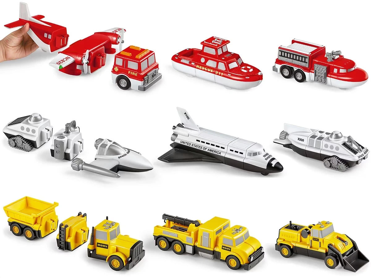 Mix & Match Magnetic Vehicles - Complete Set - US 2451