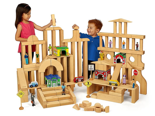 Classroom Hardwood Unit Blocks - Builder Set - US 6004