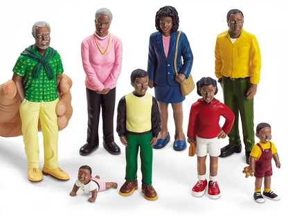 Lakeshore Block Play People - African American Family - US 9341