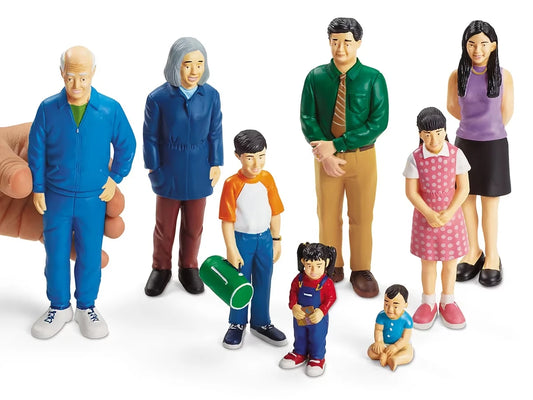 Lakeshore Block Play People - Asian Family - US 8307