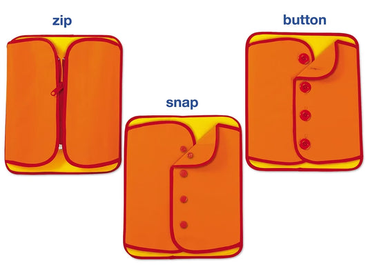 Zip, Snap & Button Dressing Frames - US 8269