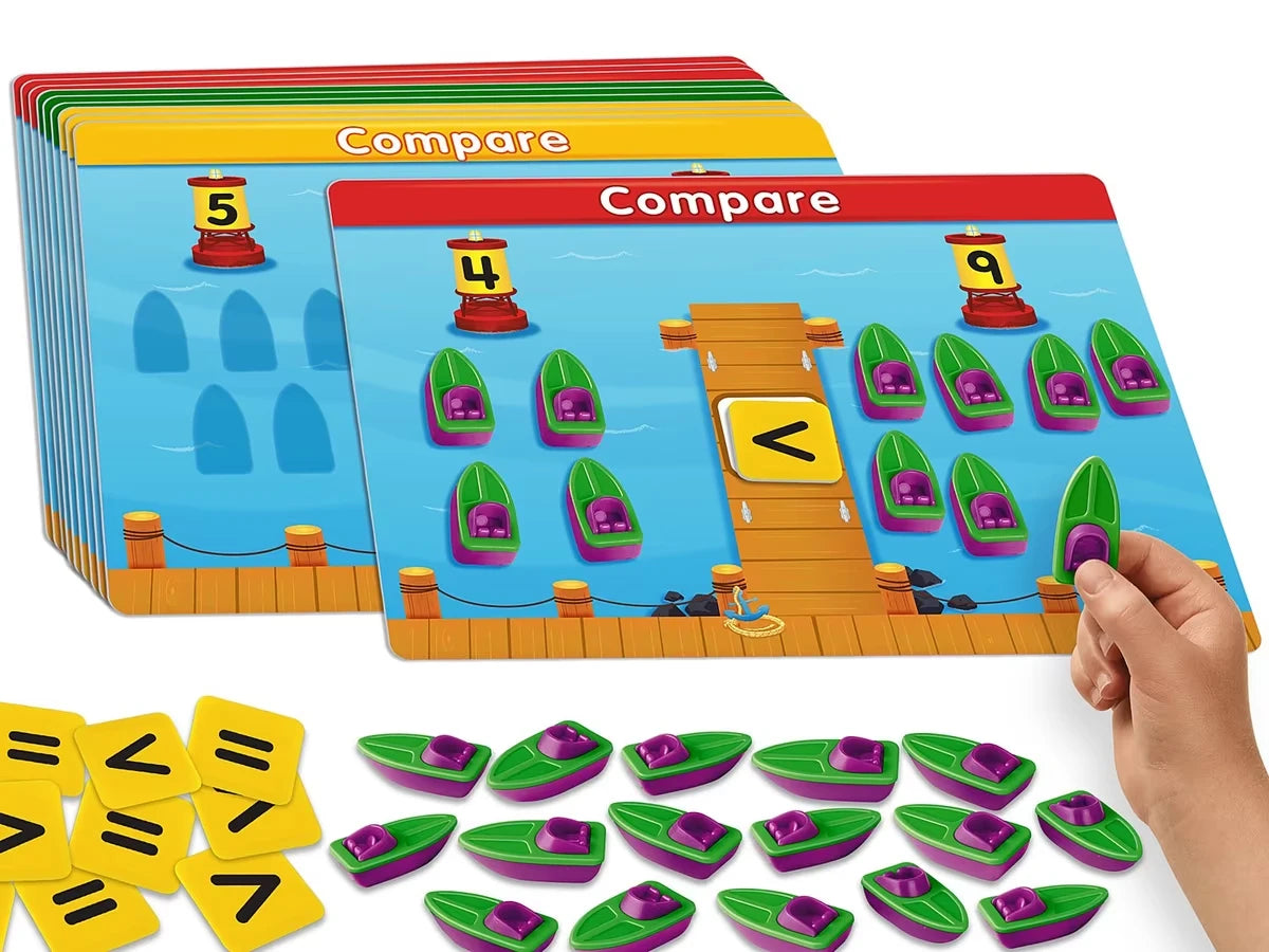 Accelerate Math! Comparing Numbers Activity Center - US 7577