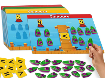 Accelerate Math! Comparing Numbers Activity Center - US 7577