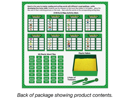 Find & Write Vowel Sounds Activity Center - US 2551